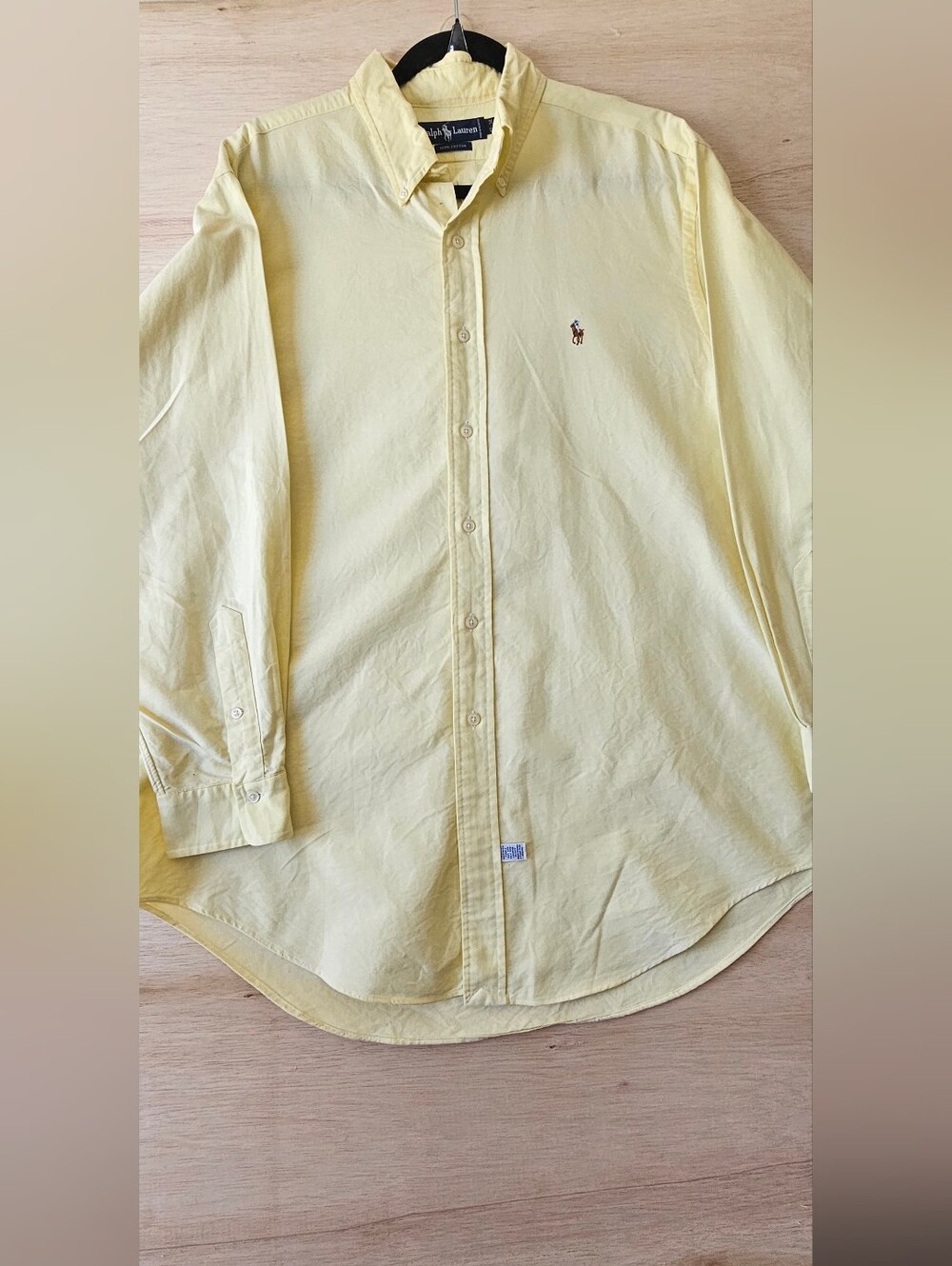 Ralph Lauren Men’s Long Sleeve Button-Down Oxford Shirt